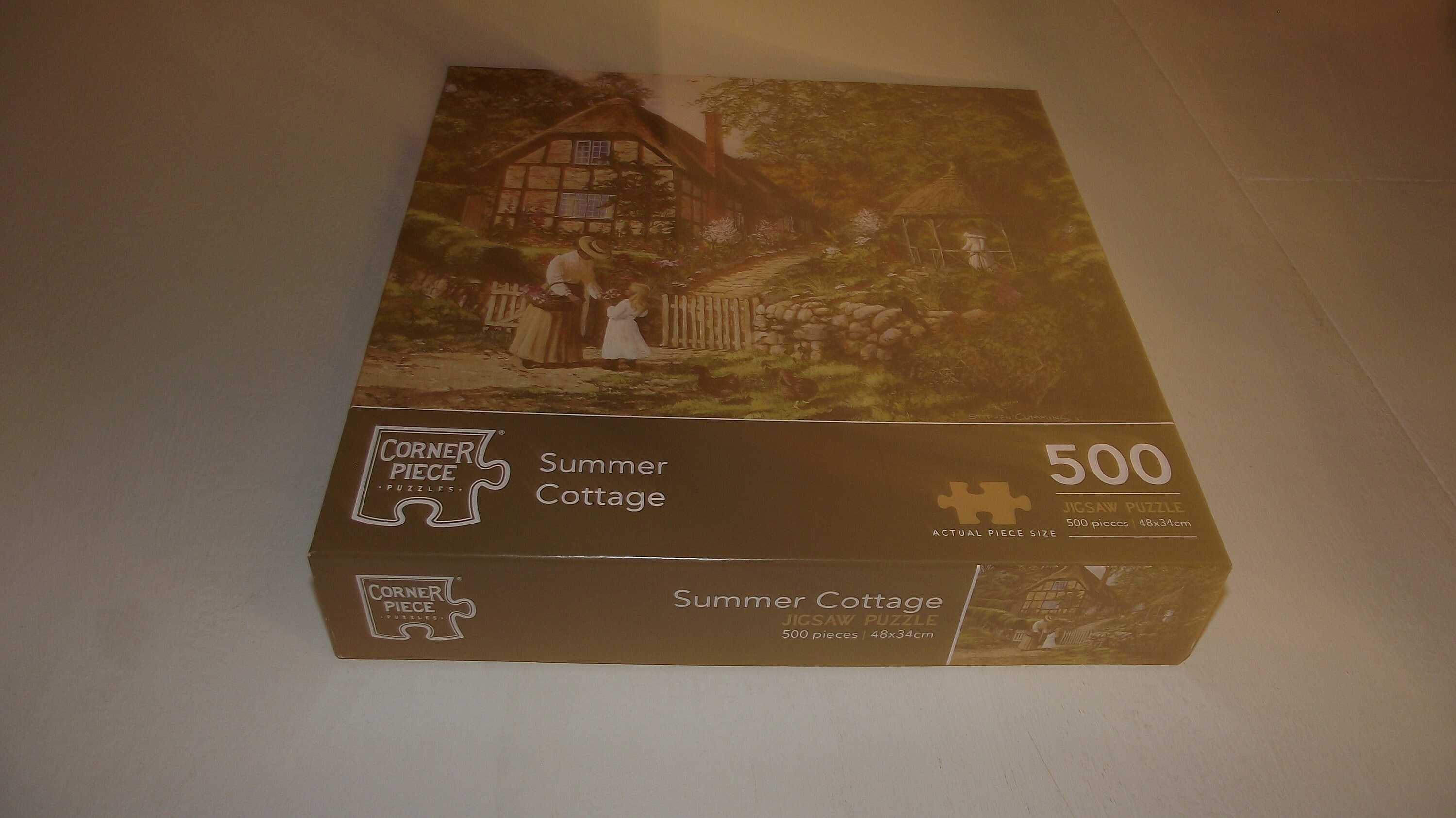 Corner Piece Puzzles 'Summer Cottage' Jigsaw by Etsy