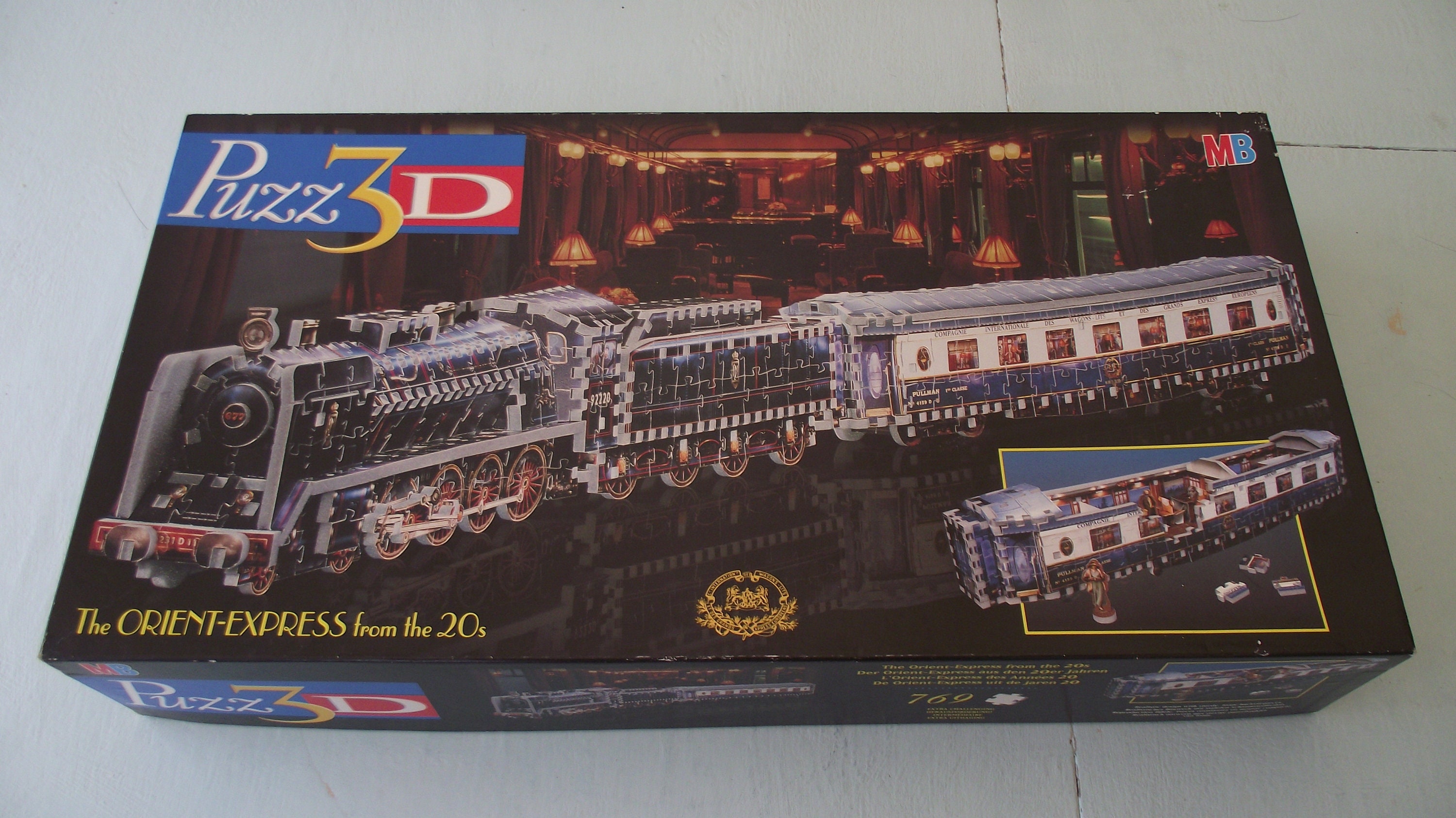 galblaas warmte Onweersbui MB Games 3D 'Orient Express' Jigsaw Puzzle 769 Pieces. - Etsy Nederland