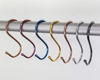 S-shaped clothes hooks for industrial clothes rails #3