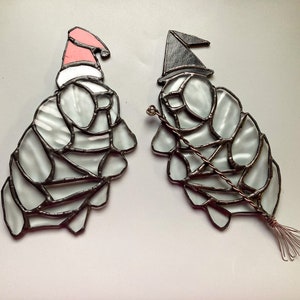 Tardigrade Suncatcher, Waterbear Holiday Decor, Moss Piglet, Funny Science Art