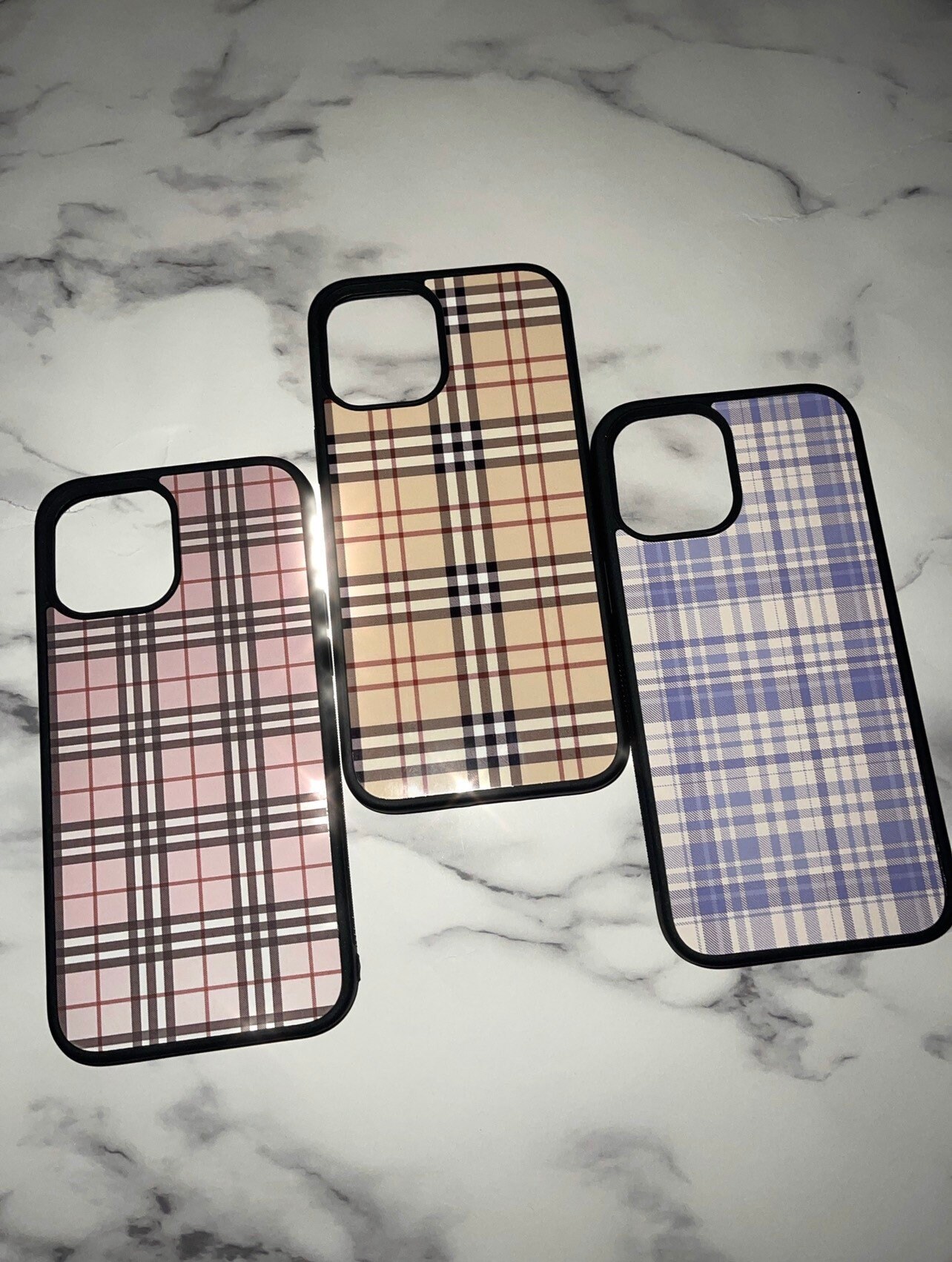 Plaid Collection Phone Cases Handmade Available for Iphone 7 Etsy UK