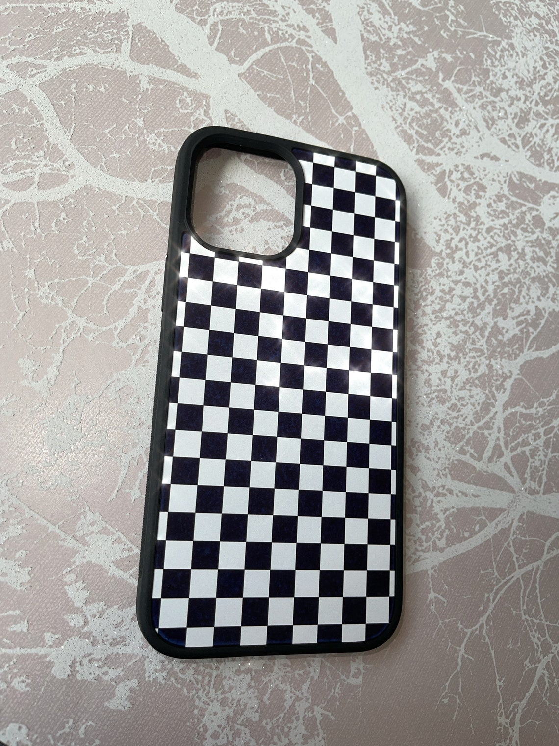 Square check checkered phone cases handmade available for | Etsy