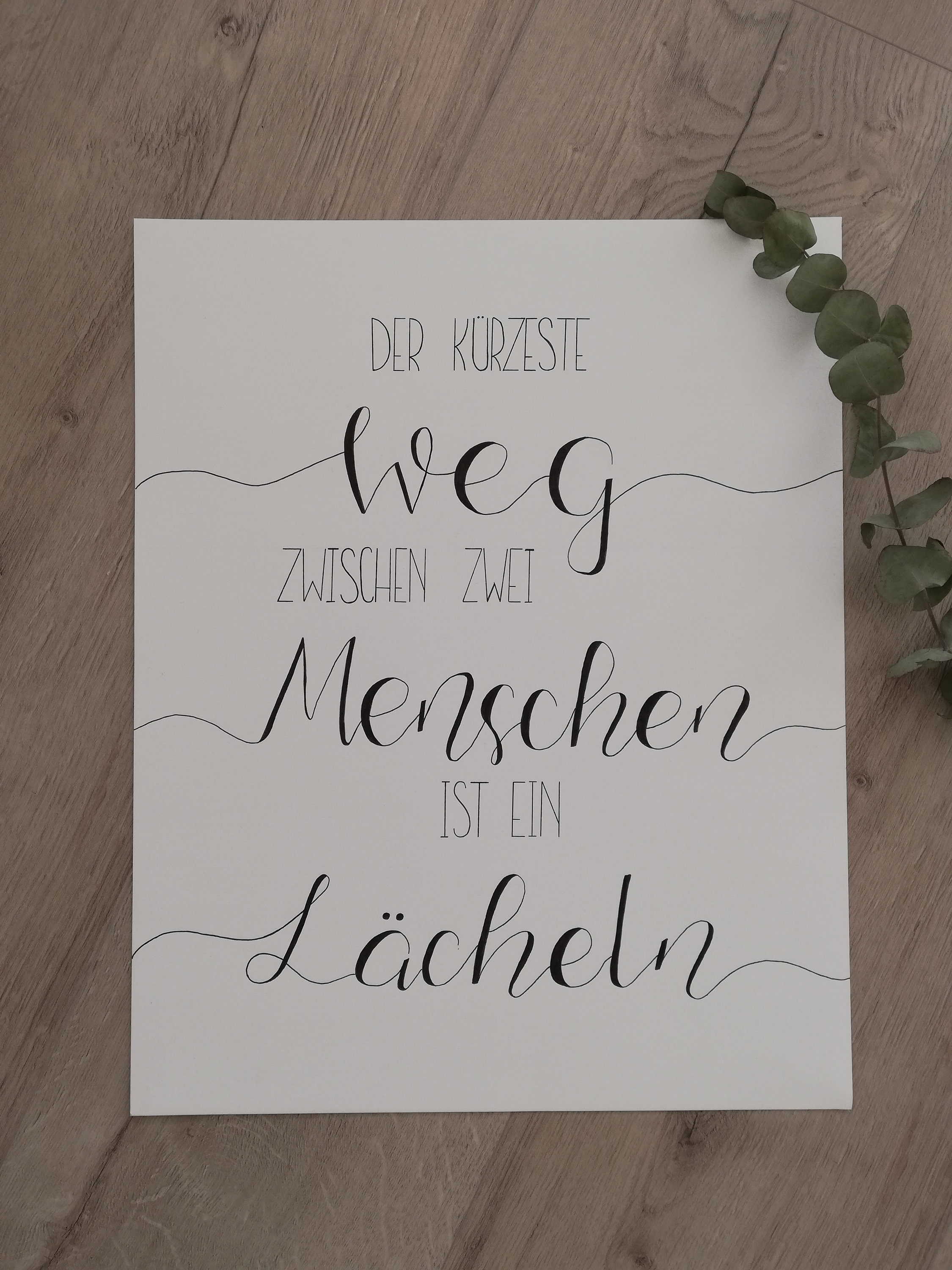 Handlettering Bibelvers DIN A4 Poster Spruch Geschenk Etsy