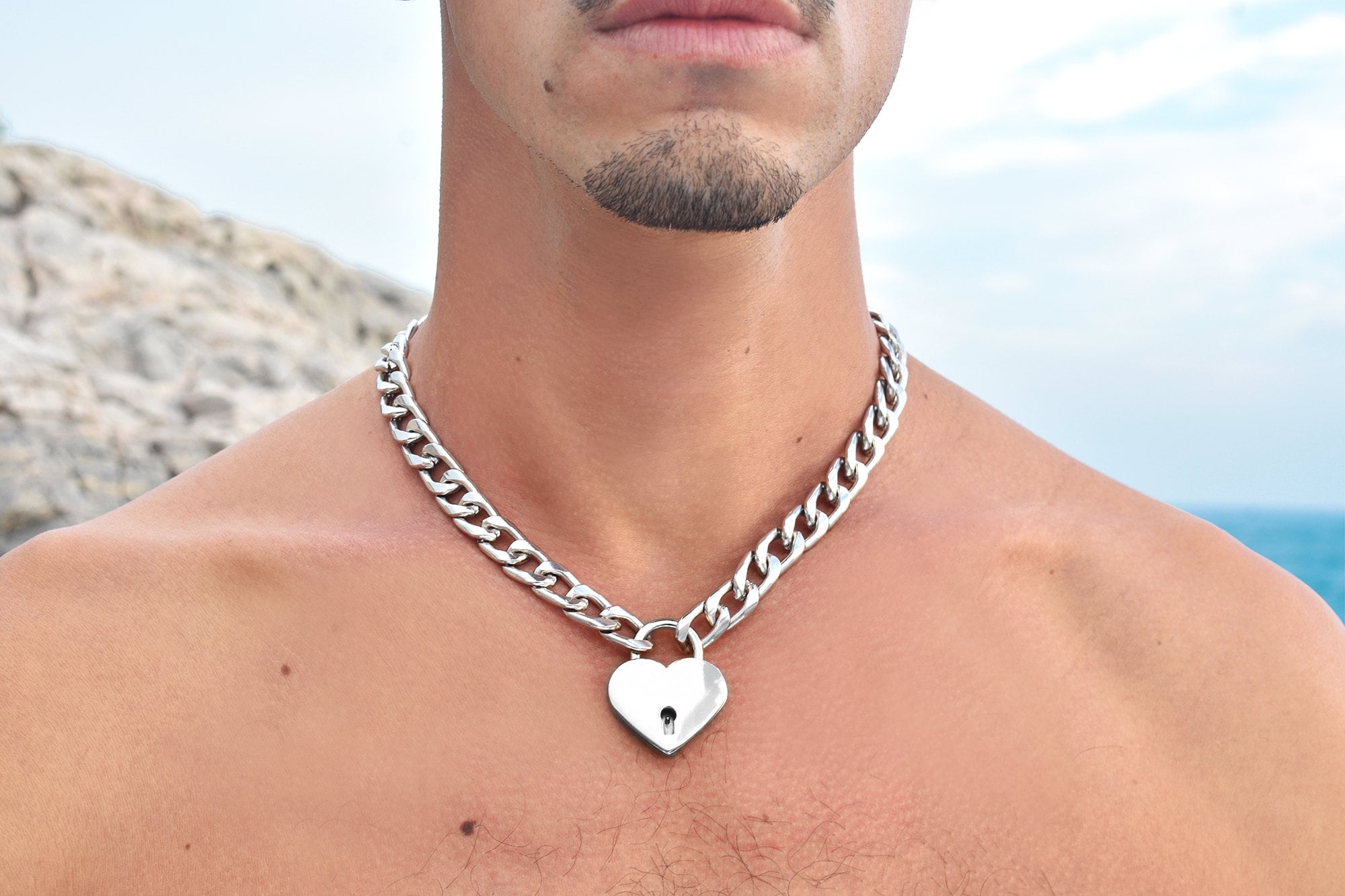アクセサリー 40s sweet heart jewelry padlock necklace 81TTel9S3NL._AC_SY350_QL65_.jpg
