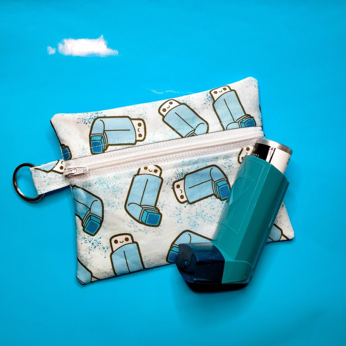 SMALL ASTHMA POUCH Inhaler pouch First aid Asthmatic Etsy