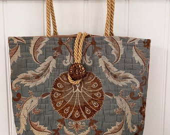 Beautiful handmade handbag tote bag
