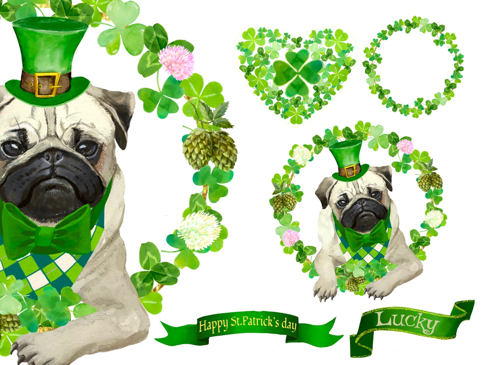 bulldog st paddys day pics