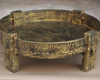 Chakki Table Grain Grinding Table Coffee Table India Furniture Etsy