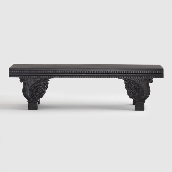 Indian Hand Carved Wooden Console Table Nightstand Side Uk Indian Hand Carved Wooden Console Table, Indian Console Table Uk