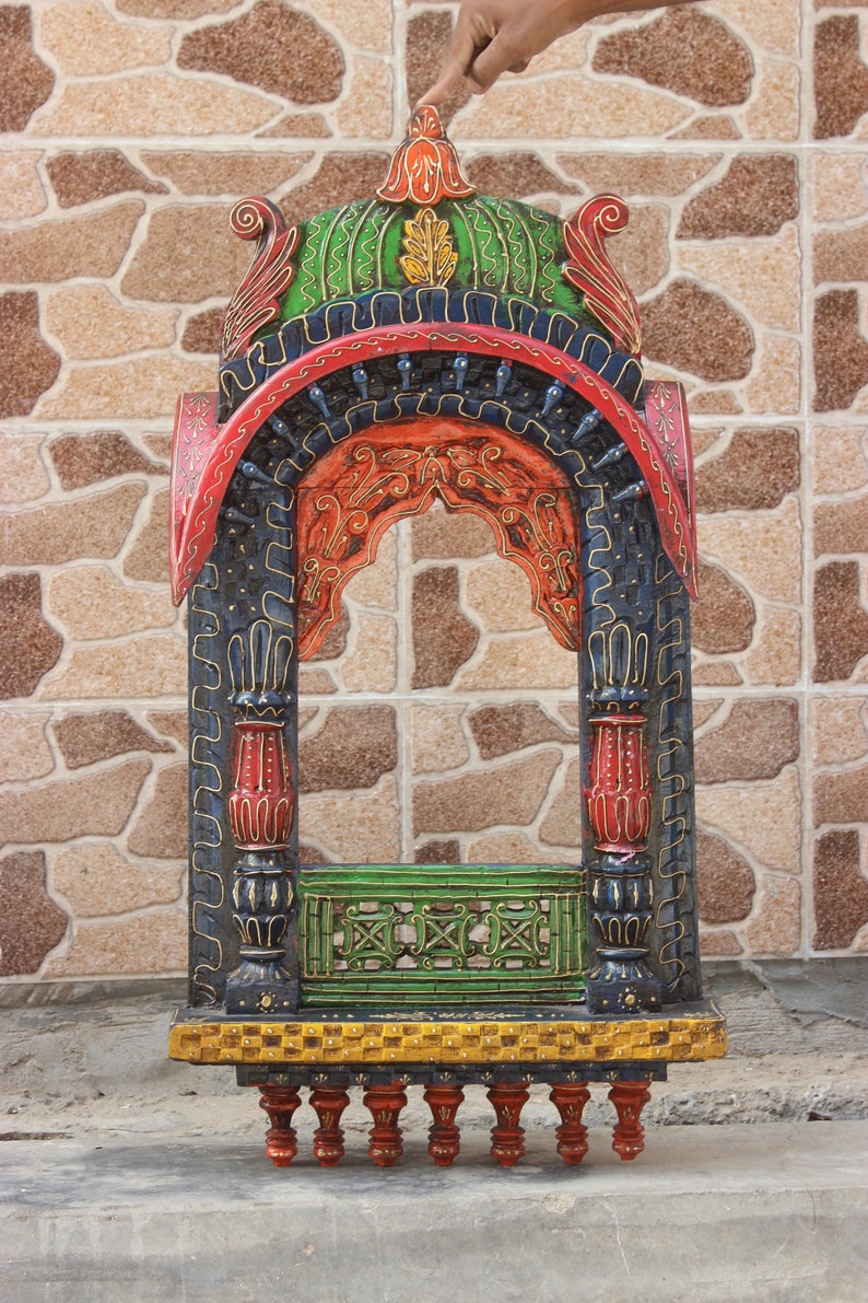 Indian Hand Painted Wall Hanging Jharokha Frame/ Wall Hanging Etsy