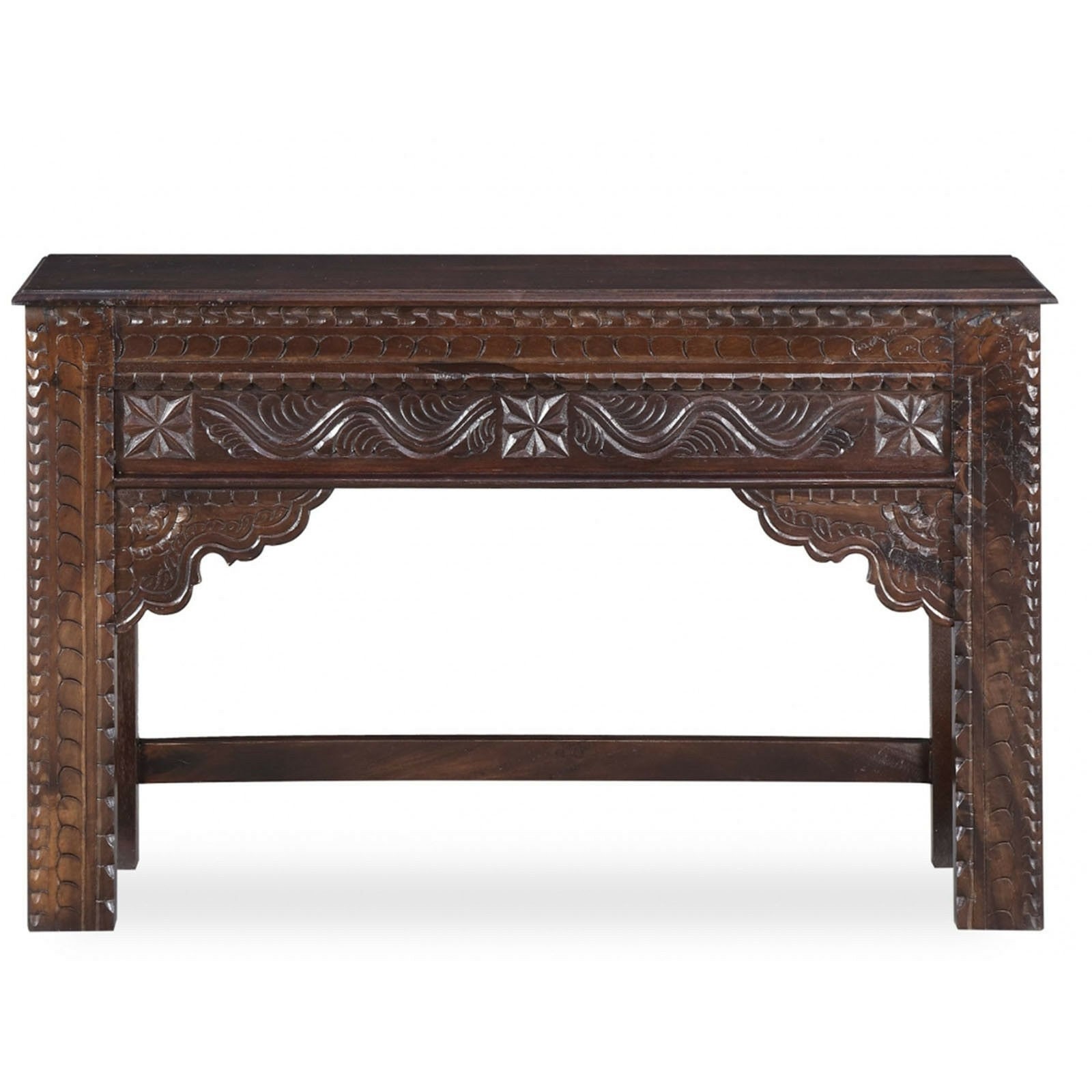 Indian Wooden Carved Console Table/ Vintage End Tables Etsy UK