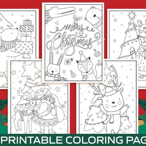 Christmas Coloring Pages 40 Printable Christmas Coloring Pages for Kids, Boys, Girls, Teens. Christmas Party Activity, Christmas Gift. image 1