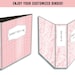 Binder Labels, 10 Printable &amp; Editable Binder Covers+spines, Binder ...