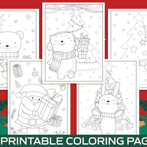 Christmas Coloring Pages 40 Printable Christmas Coloring Pages for Kids, Boys, Girls, Teens. Christmas Party Activity, Christmas Gift. image 7