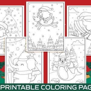Christmas Coloring Pages 40 Printable Christmas Coloring Pages for Kids, Boys, Girls, Teens. Christmas Party Activity, Christmas Gift. image 6