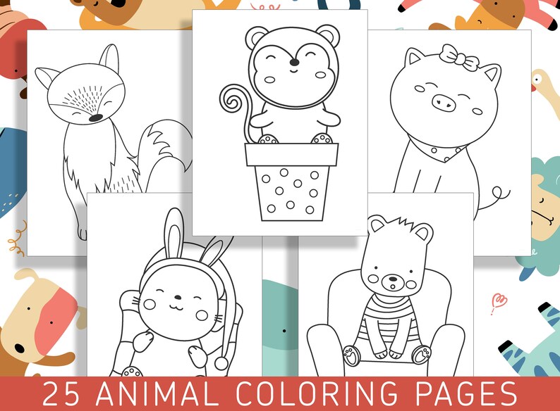 10 Fun Animal Coloring Pages on TikTok for Unleashing Your Creativity