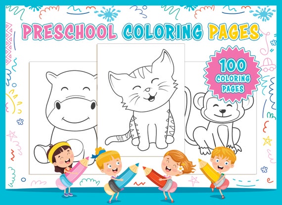 Preschool Coloring Pages  100 Printable Animal Coloring Pages