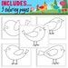 How to Draw a Simple Bird for Kids, Directed Drawing Step by Step ...