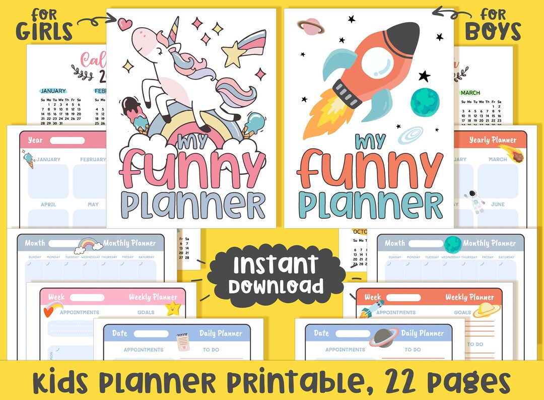 A Cute Printable Weekly Planner to Help You Tackle 2024