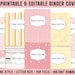Binder Labels, 10 Printable &amp; Editable Binder Covers+spines, Binder ...