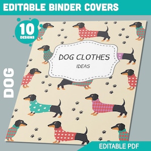Binder Cover Printable Editable, 10 Covers+Spines, Binder Insert, Planner Cover, Teacher Binder, School Binder Cover, Printable Binder Cover