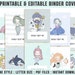 Mermaid Binder Cover 10 Printable &amp; Editable Coversspines - Etsy