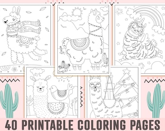 Page 5  1,000+ Llama Coloring Pages Kids Pictures