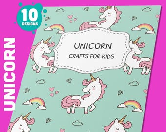 Binder Cover Printable, 10 Covers+Spines, Printable, Editable, Teacher, Kids, School Binder, Planner Cover, One & Two Line Styled, Unicorn