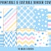 Binder Cover Inserts, 10 Printable &amp; Editable Binder Covers+spines ...