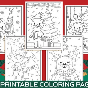 Christmas Coloring Pages 40 Printable Christmas Coloring Pages for Kids, Boys, Girls, Teens. Christmas Party Activity, Christmas Gift. image 4