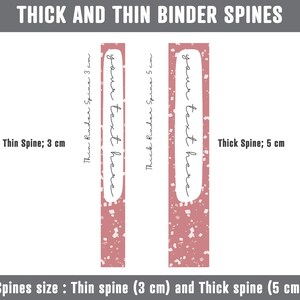 Powerpoint Binder Covers, 10 Printable/editable Terrazzo Marble Covers ...