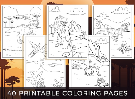 Dinosaur Coloring Pages 40 Printable Dinosaur Coloring Pages