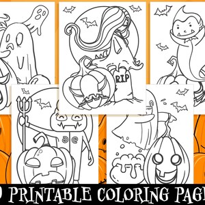 Halloween Activity Sheets 40 Printable Halloween Activity - Etsy