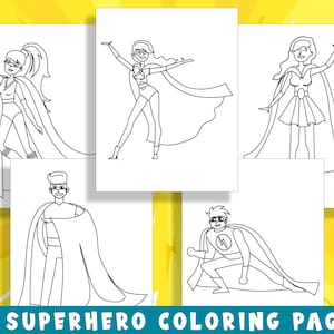 Unleash Your Child's Inner Hero With 25 Superhero Coloring Pages