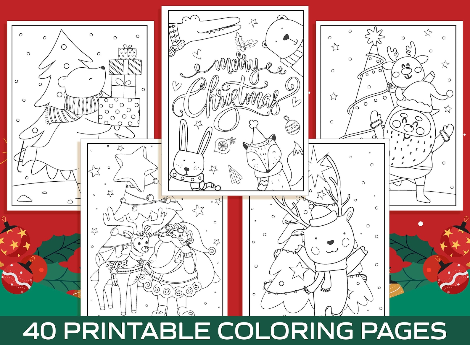 20+ Etsy Christmas Holiday Printables - Inspired Her Way