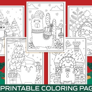 Christmas Coloring Pages 40 Printable Christmas Coloring Pages for Kids, Boys, Girls, Teens. Christmas Party Activity, Christmas Gift. image 5
