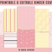 Binder Labels, 10 Printable &amp; Editable Binder Covers+spines, Binder ...
