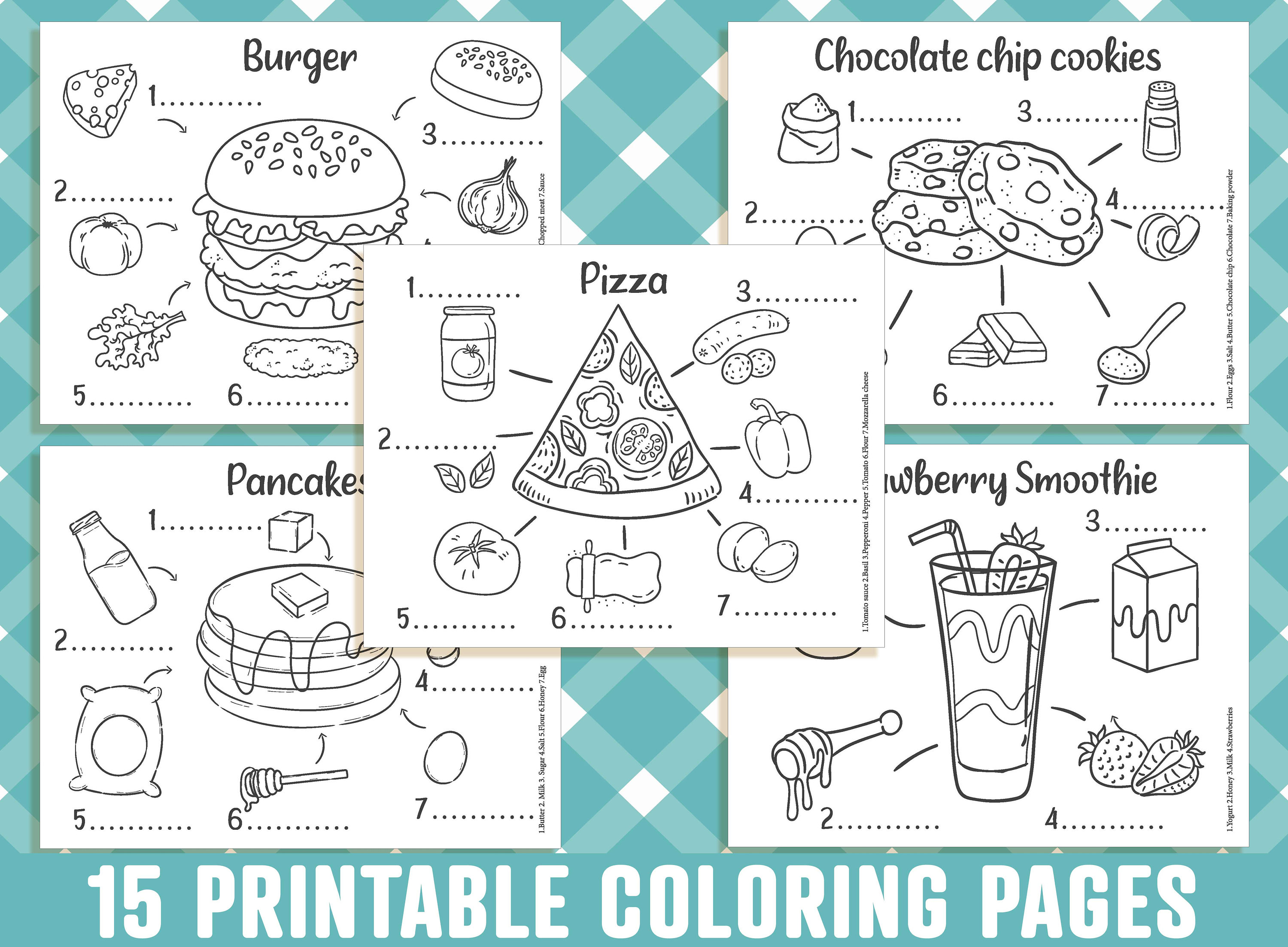 flour coloring pages