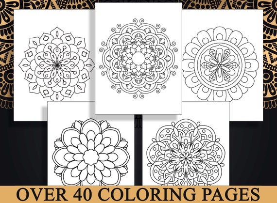 Mandalas para colorear PDF ¡más de 20 mandalas originales!