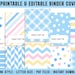 Binder Cover Inserts, 10 Printable &amp; Editable Binder Covers+spines ...