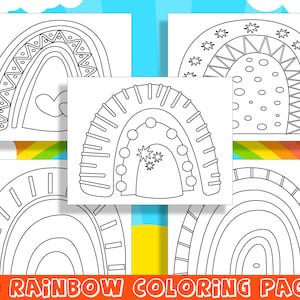 Peut inclure: Un ensemble de 20 pages &agrave; colorier d'arc-en-ciel imprimables. Chaque page pr&eacute;sente un design diff&eacute;rent d'arc-en-ciel avec divers motifs et d&eacute;tails. Ces pages &agrave; colorier sont parfaites pour les enfants de tous &acirc;ges.
