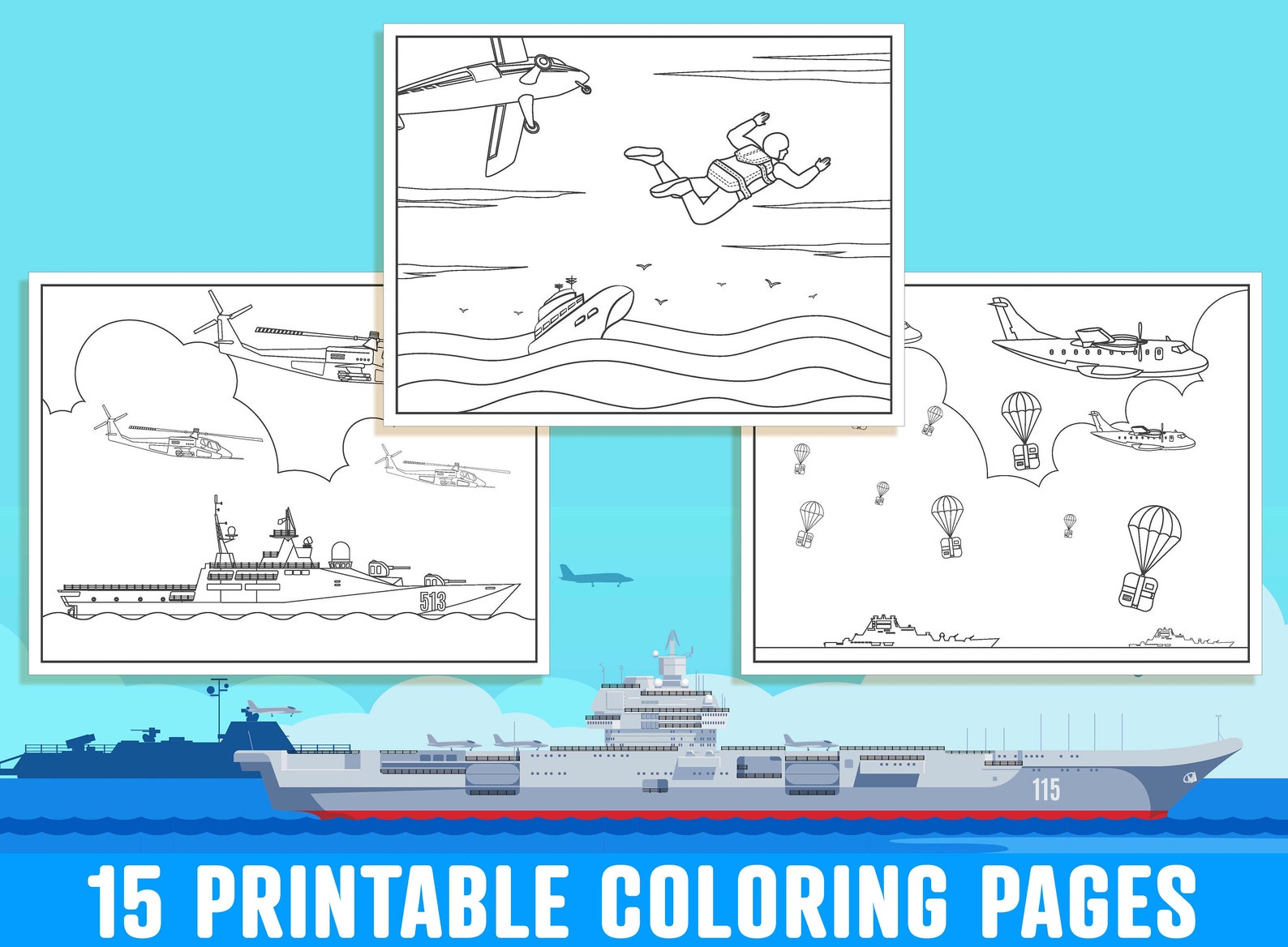 Navy Coloring Pages 15 Printable US Navy Coloring Pages for Kids, Boys
