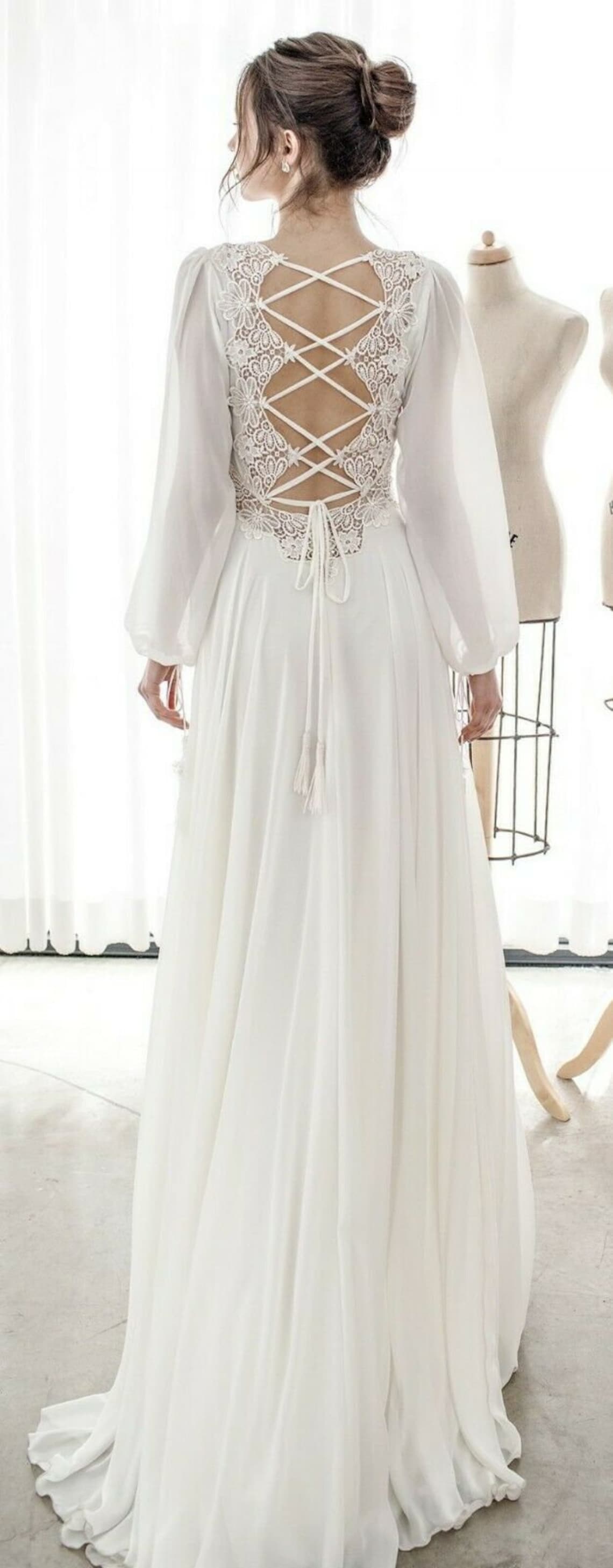 Shanela - Bohemian Lace Dress