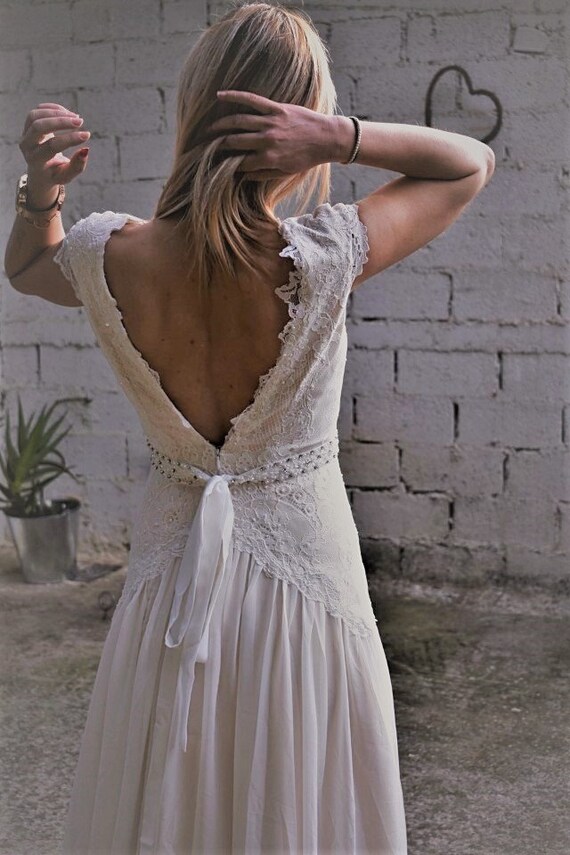 Hippie hochzeitskleid kurz Clearance