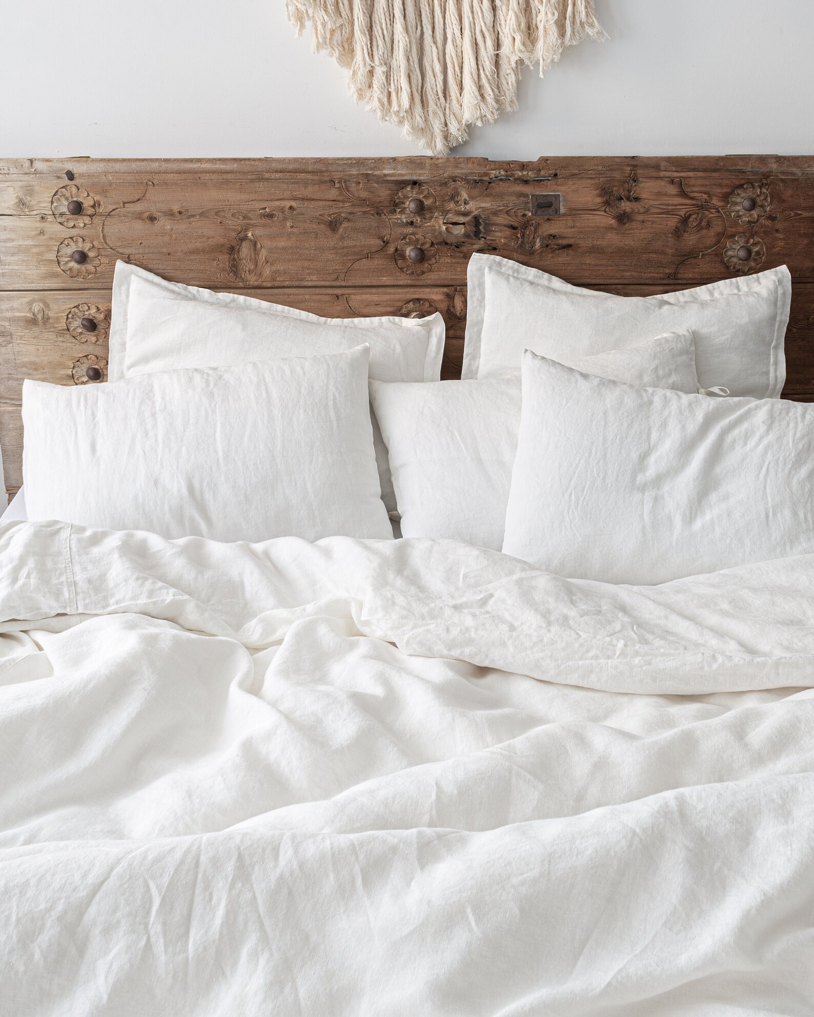 Linen Bedding Set off White Pure Linen Duvet Cover 2 Etsy