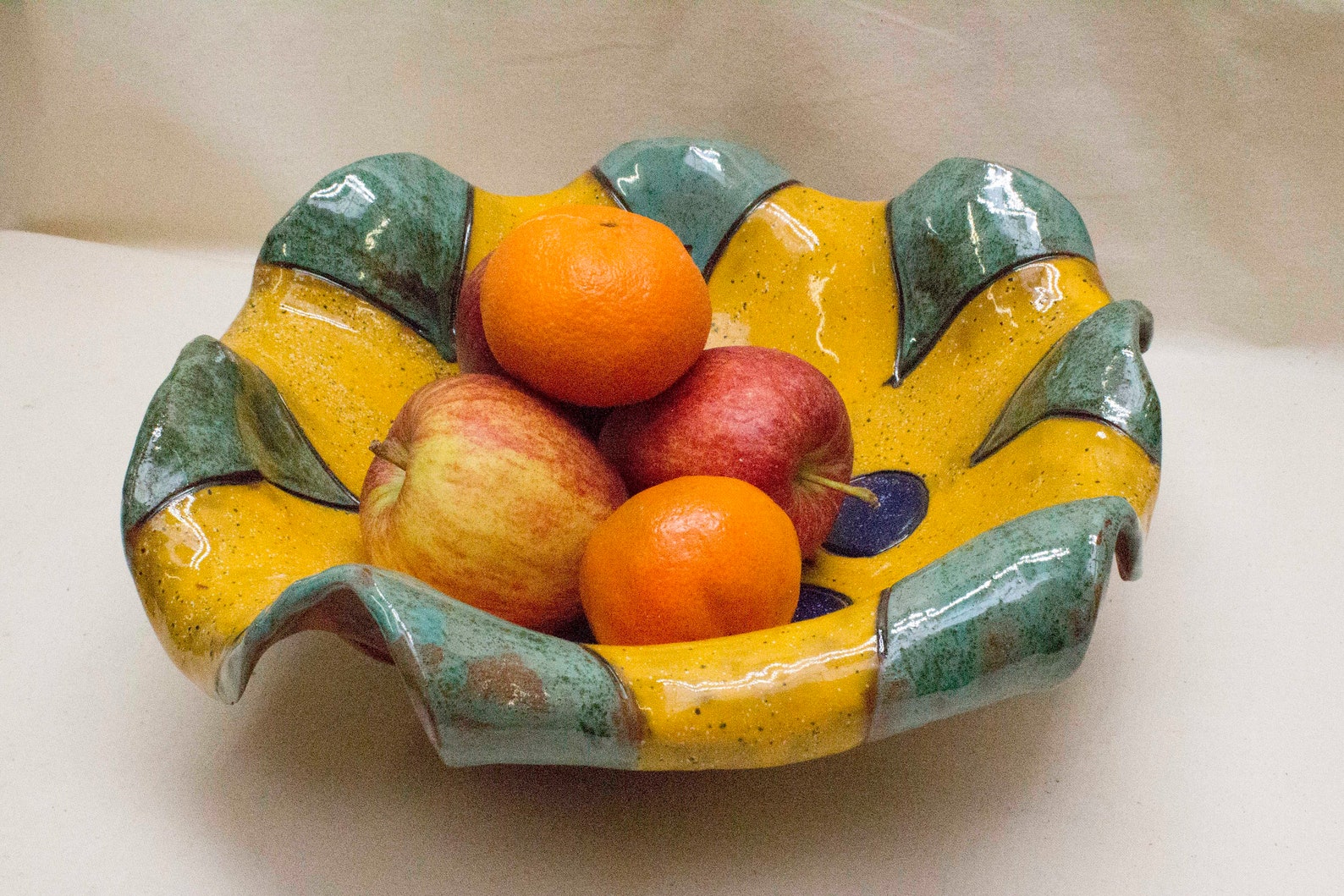 Fruit bowl Unique Ceramic Handmade pottery Contemporary Etsy