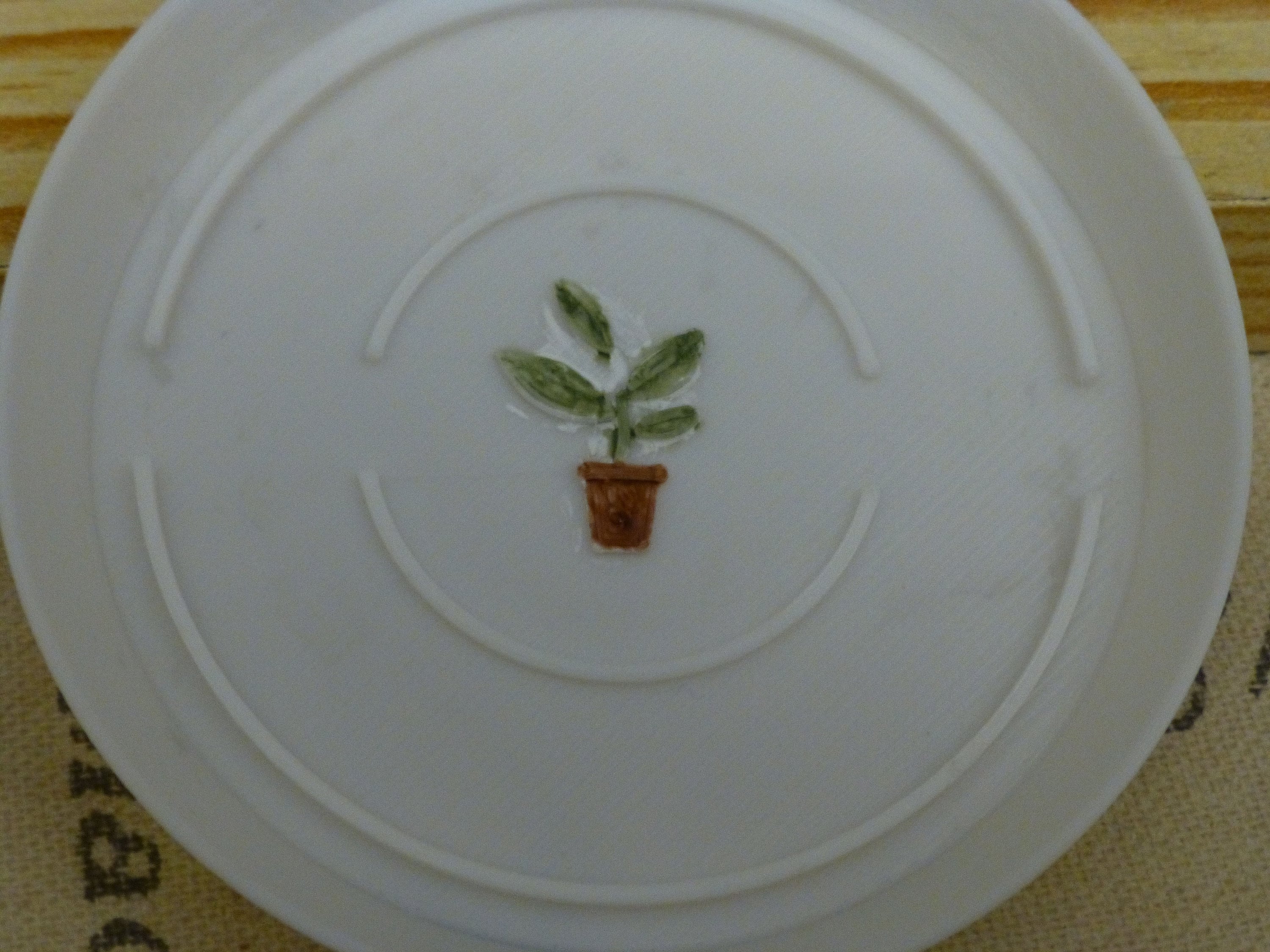 Plant Pot Saucers 7.3cm White Etsy Polska