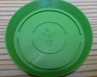 Plant Pot Saucers - 7.3cm - Green