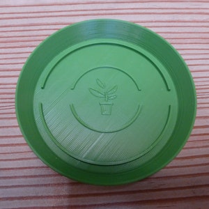 Podstawki pod doniczki - 10,5 cm - zielone