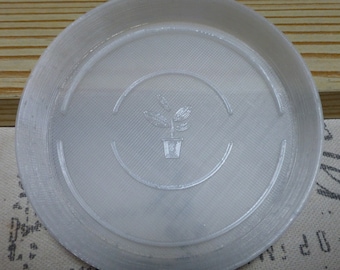 Plantenpot Schoteltjes - 9cm - Transparant